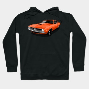 1970 Plymouth Barracuda in Vitamin C Hoodie